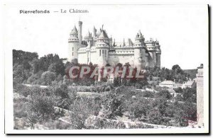 Old Postcard Pierrefonds Chateau