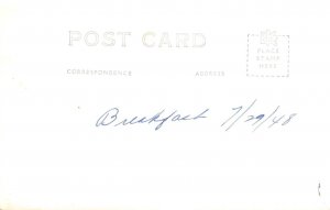 RPPC NEW HOTEL PASCO Pasco, Washington 1948 Ellis Photo 2868 Vintage Postcard