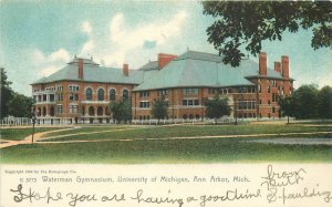 Michigan Ann Arbor Waterman Gymnasium University Rotograph Postcard 22-10573