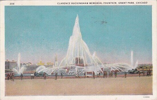 Illinois Chicago Clarence Buckingham Memorial Fountain Grant Park 1930