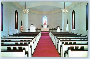 c1960 Boston Massachusetts Postcard Memorial Chapel New England Baptist Hospital