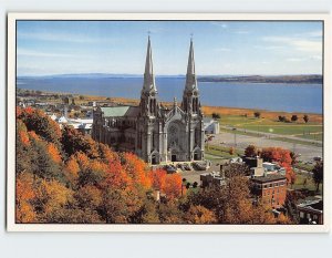 Postcard A view of the pilgrim center, Sainte-Anne-de-Beaupré, Canada