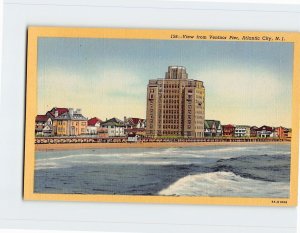 Postcard View from Ventnor Pier, Atlantic City, New Jersey