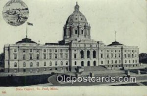 St Paul, Minnesota, MN State Capital USA 1909 light wear close to grade 2
