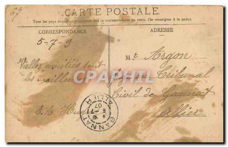 Old Postcard The Paris College de France