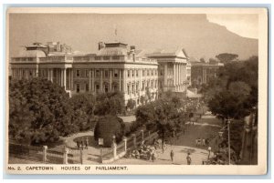 c1920's No.2 Capetown Houses of Parliament South Africa Unposted Postcard