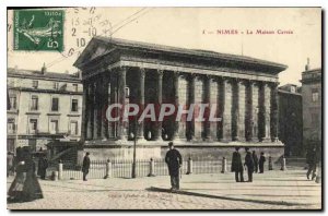 Postcard Old Nimes La Maison Carree