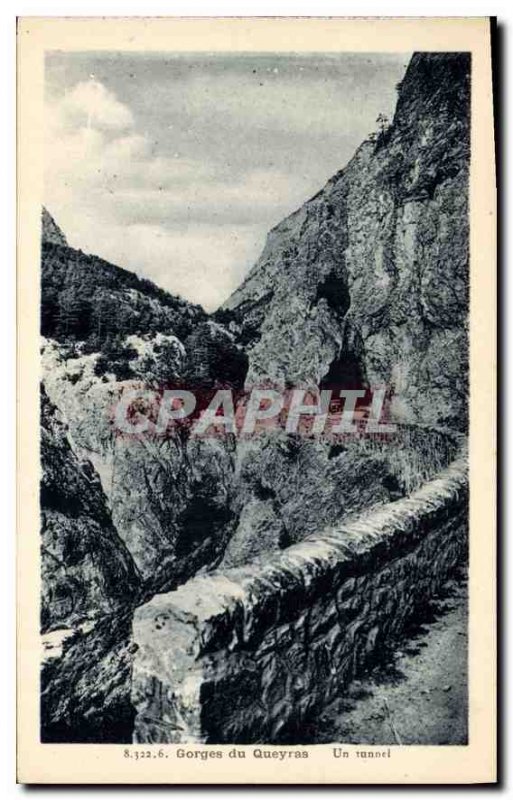 Old Postcard Gorges of Queyras A sommel