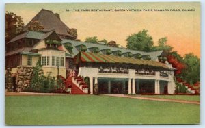 NIAGARA FALLS, Ontario Canada ~ The PARK RESTAURANT  c1930s Roadside  Postcard