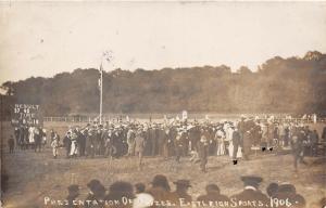 Hampshire Eastleigh sports presentation of prizes 1906 real photo postcard