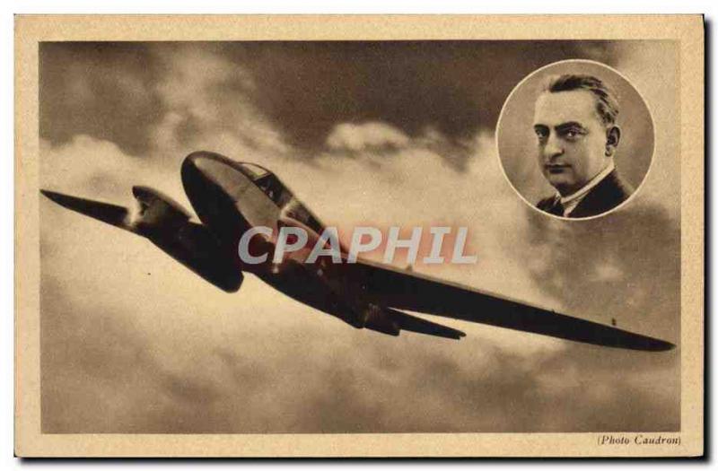 Old Postcard Jet Aviation Jet Renault Caudron Goeland Arnoux