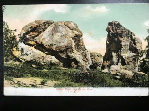 Vintage Postcard 1909 Judges Cave New Haven Connecticut CT