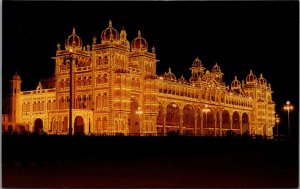 India Main Entrance Maharaja's Palace Mysore Vintage Postcard C024