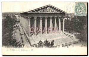 Old Postcard Paris La Madeleine