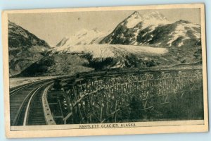 1926 Bartlett Glacier Alaska AK Exposition Railroad Unposted Vintage Postcard 