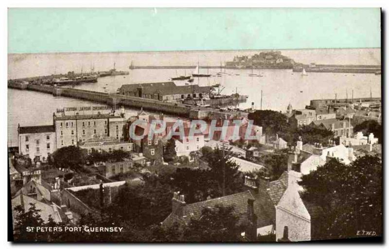 Postcard Old Guernsey St Peters Port