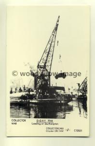 pp1237 - War Collection, D-Day 1944. Loading in Southampton - Pamlin postcard
