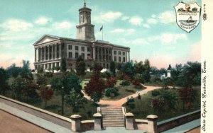 Vintage Postcard State Capitol Building Historical Landmark Nashville Tennessee