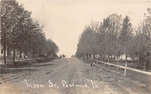 J31/ Postville Iowa RPPC Postcard c1910 Tilden Street Homes  276