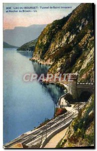 Old Postcard Lac Du Bourget Tunnel Rock and Saint Innocent Brison