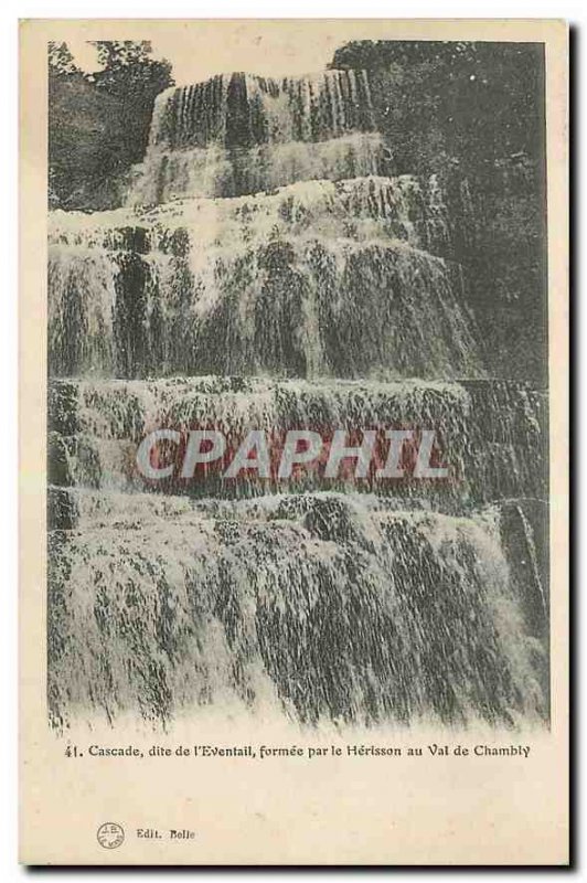 Old Postcard called the Cascade Range Herlsson formed by the Val de Chambly