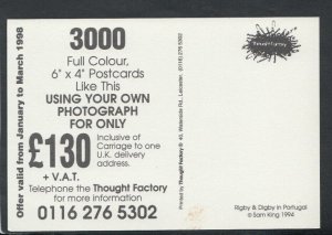 Advertising Postcard - Thought Factory Photograph Postcards - Two Dogs    T3585