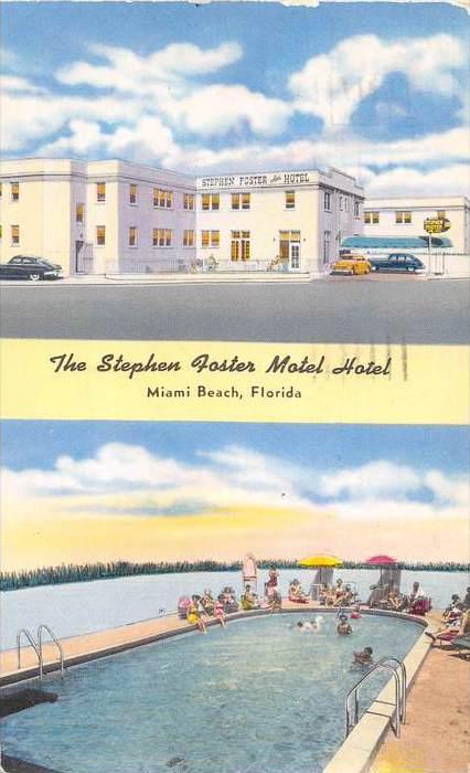 Florida  Miami Beach  The  Stephen Foster Motel