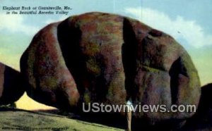 Elephant Rock in Graniteville, Missouri