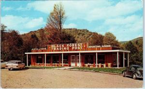 ULYSSES, PA Pennsylvania   BLACK FOREST TRADING POST  c1950s Roadside  Postcard