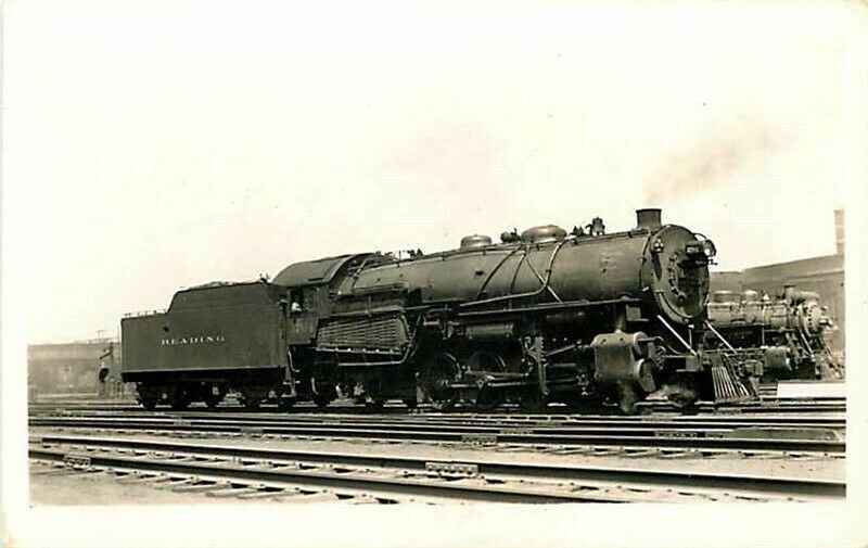 Railroad, Reading, Baldwin, Engine, 1704, W.R. Osborne, RPPC