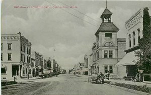 MN, Crookston, Minnesota, Broadway Looking North, Wallace & Co No 14