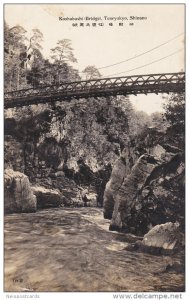 RP, Koshabashi (Bridge), Tenryukyo, SHINANO, Japan, 1920-1940s