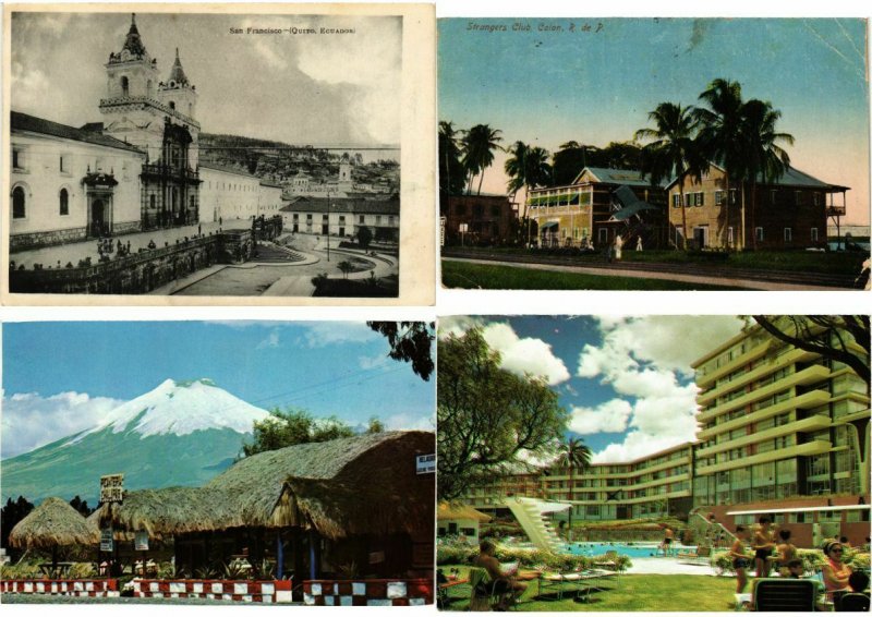 EQUADOR ECUADOR  SOUTH AMERICA 65 Cartes Postales 1900-1970 (L2523)