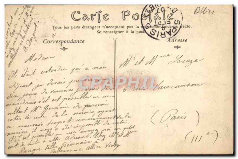 Old Postcard Vichy Casino