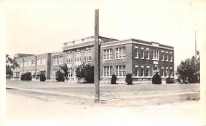 Kenedy Texas~High School Building~1940s Real Photo Postcard~RPPC