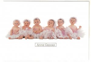 Anne Geddes. Six adorable babies .  Classico San Francisco PC # 605-099