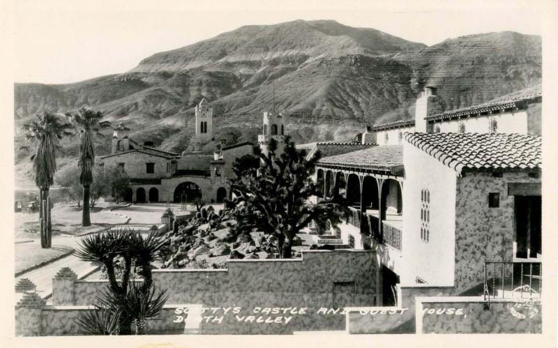 CA - Death Valley. Scotty's Castle and Guest House - RPPC