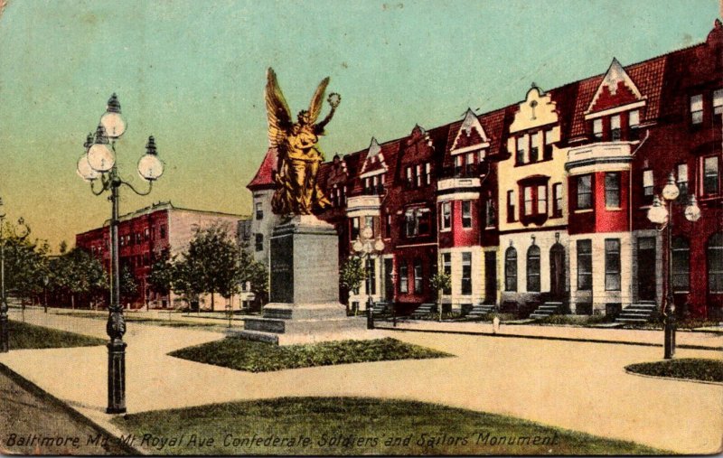 Maryland Baltimore Confederate Soldiers and Sailors Monument