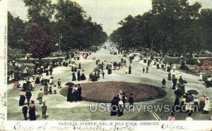 Central Ave., Belle Isle in Detroit, Michigan