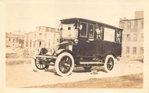 Albany NY James Gould Funeral Hearst Builder Undertaker Horse RPPC Postcard