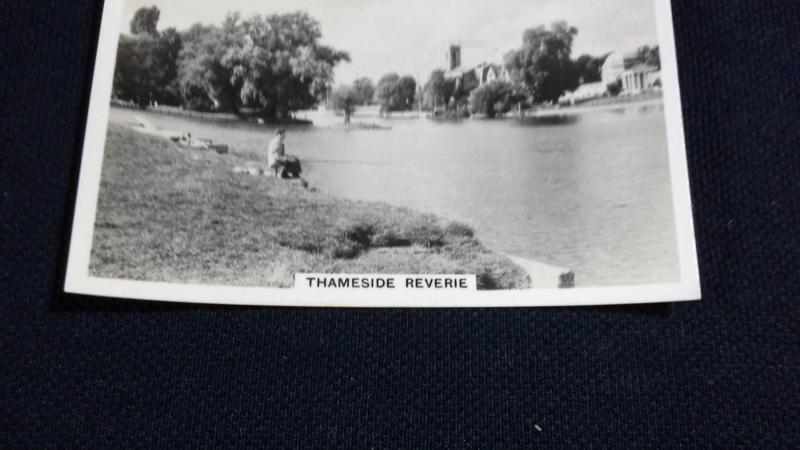 Senior Service Cigarette Card No 4 Our Countryside Thameside Reverie