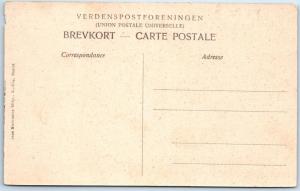 KOLDING, DENMARK  Birdseye View from TIVOLI  ca 1910s    Postcard