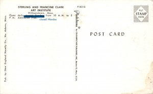 Sterling & Francine Clark Art Institute Postcard, Free Admission