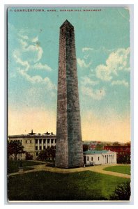 Bunker Hill Monument Boston Massachusetts MA UNP Unused DB Postcard U13