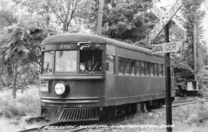 Worthington Ohio Dayton Special Railway Musuem Real Photo Postcard AA62175