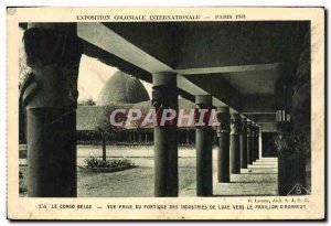 Old Postcard From Paris Exposition Coloniale Internationale 1931 Belgian Congo