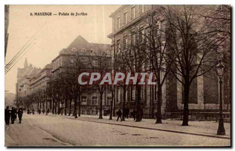  Vintage Postcard Mainz Law courts