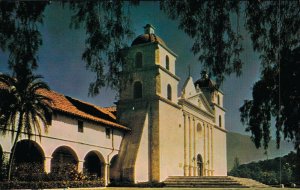 USA Mission Santa Barbara California Vintage Postcard 07.30