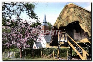 Modern Postcard Normandy My Village