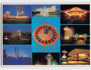 Postcard Fabulous Las Vegas Attractions Las Vegas Nevada USA